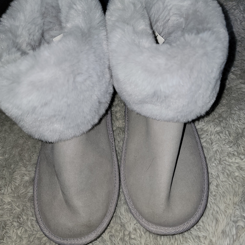 Soft furry boots
